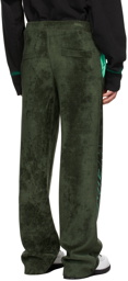 We11done Green Viscose Lounge Pants