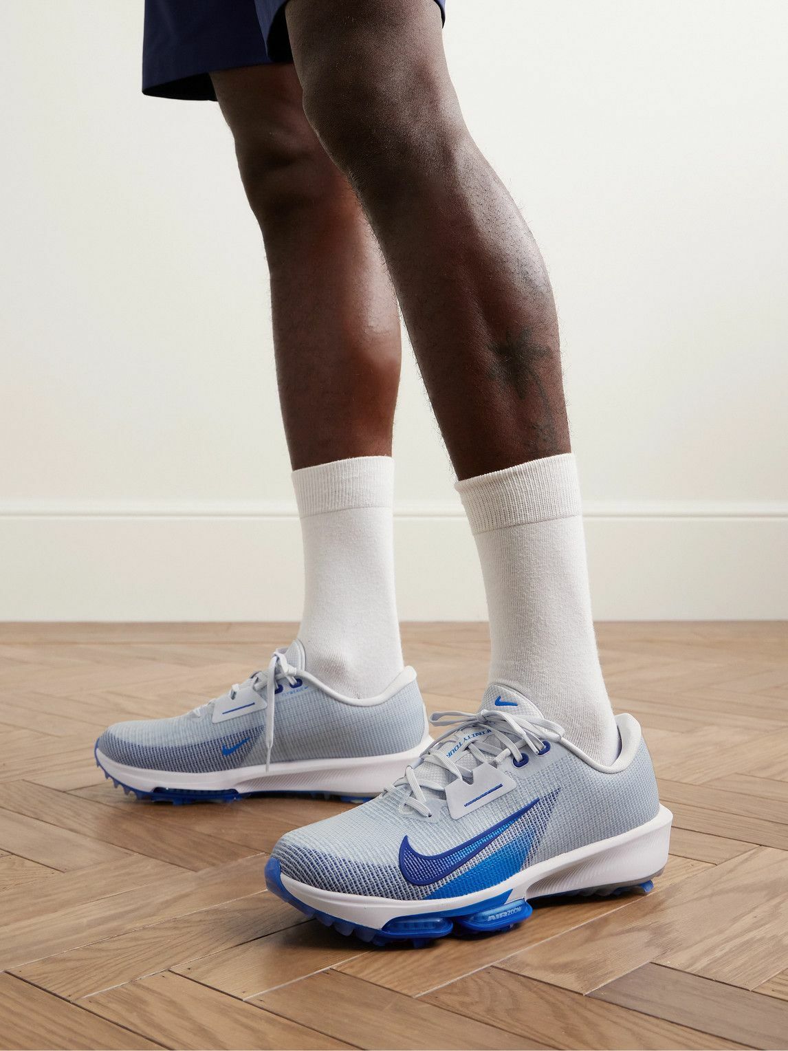 Nike Golf - Air Zoom Infinity Tour 2 Rubber-Trimmed Flyknit Golf Sneakers - Unknown