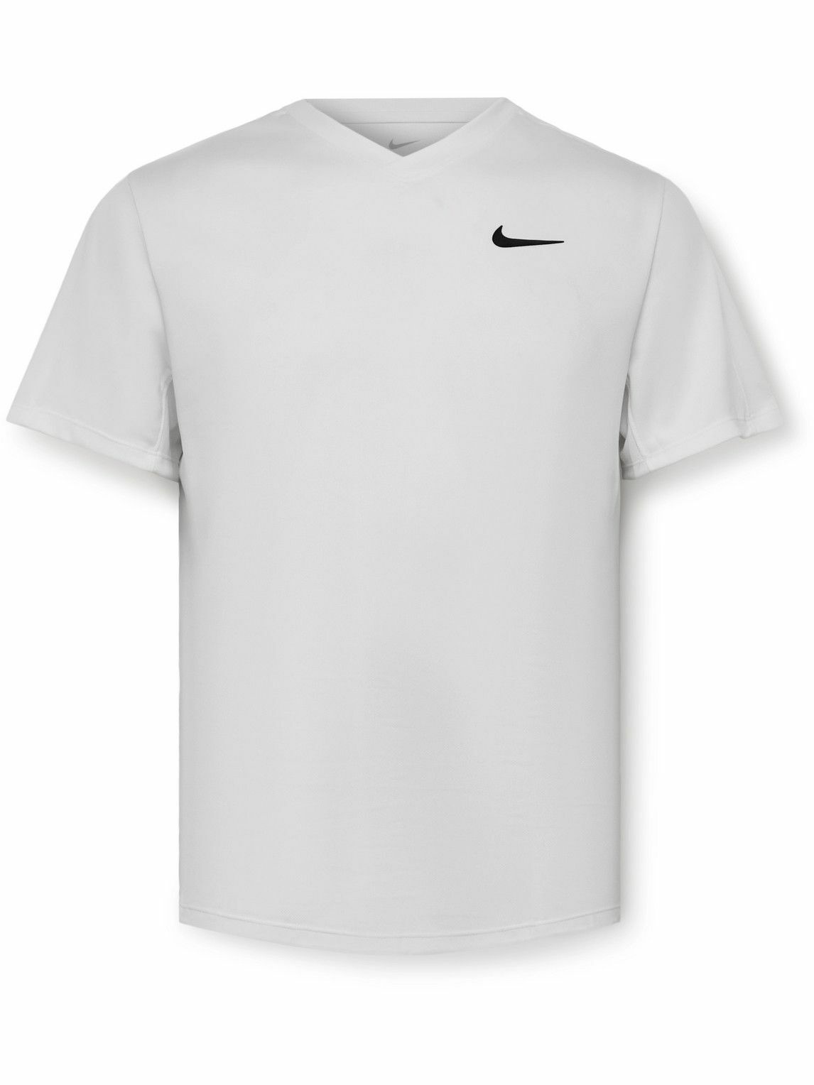 Nike Tennis - Victory Dri-FIT Mesh Tennis T-Shirt - White Nike Tennis