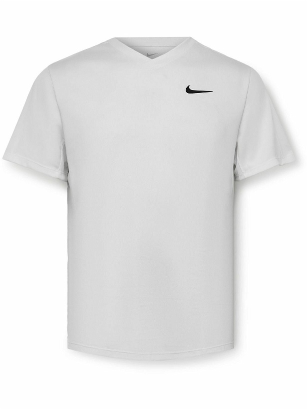 Photo: Nike Tennis - Victory Dri-FIT Mesh Tennis T-Shirt - White
