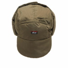 Nanga Men's Hinoc Ripstop Down Ear Flap Cap in Army Green 