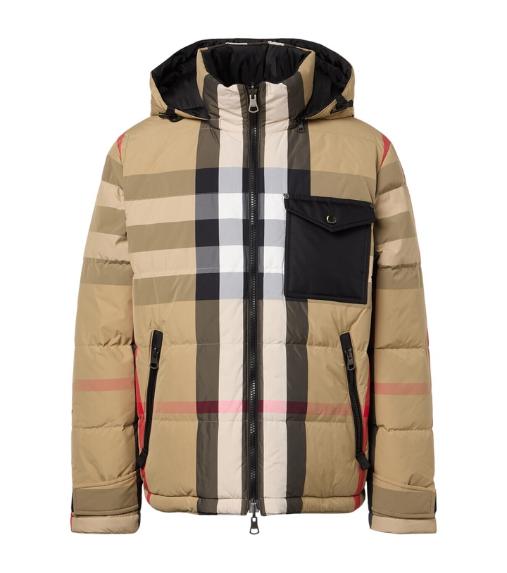 Photo: Burberry Burberry Check reversible hooded down jacket