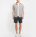 Hartford - Slub Linen Drawstring Shorts - Men - Gray