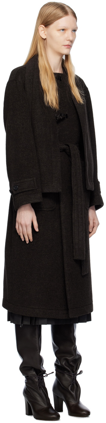UMBER POSTPAST Brown Toggle Coat