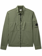 C.P. Company - Logo-Appliquéd Taylon L Overshirt - Green