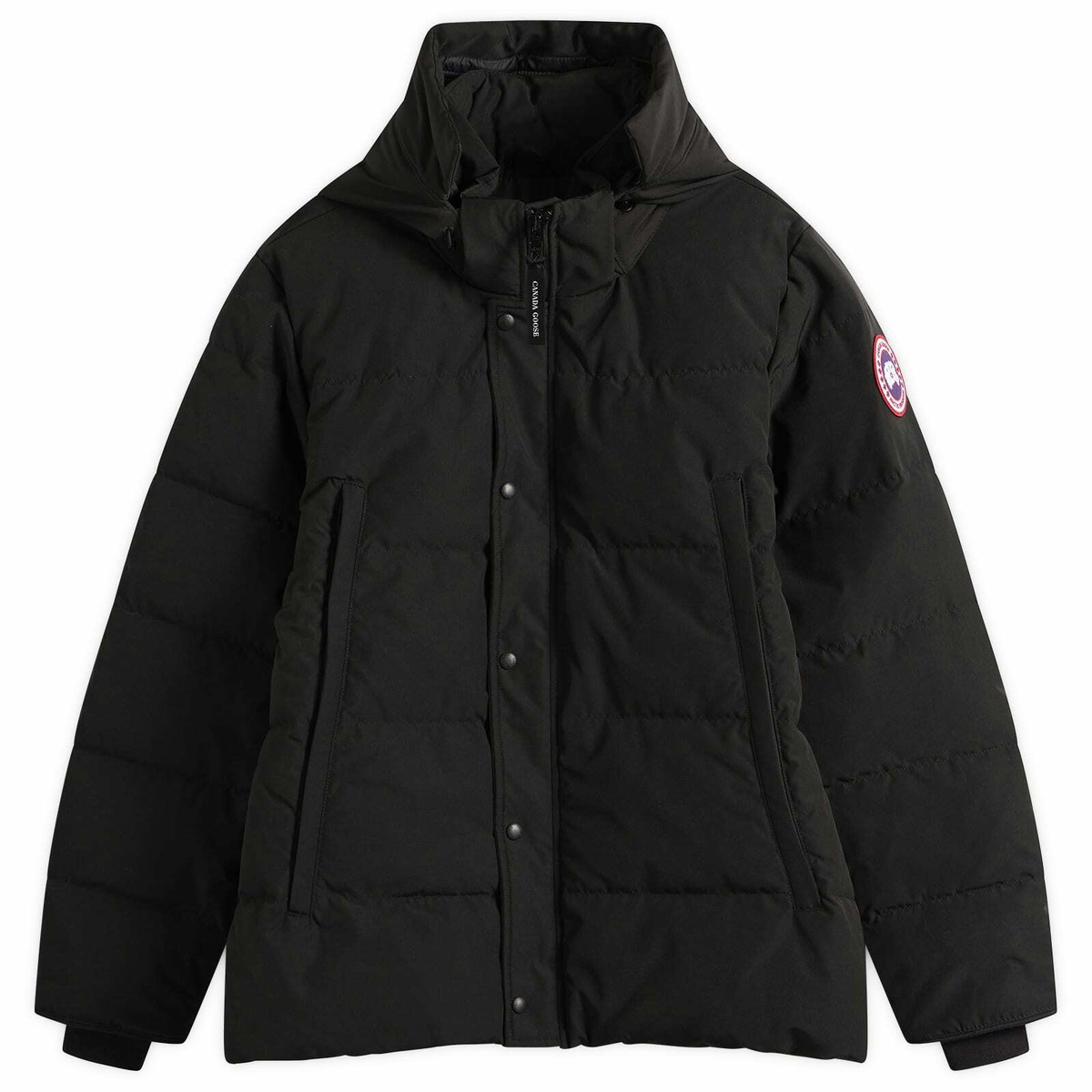 Canada Goose Men's Wyndham Parka Jacket Classic Disc in Black