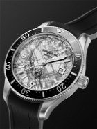 Montblanc - 1858 Iced Sea Automatic Stainless Steel, Ceramic and Rubber Watch, Ref. No. MB130807