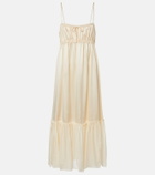 Ulla Johnson Marielle ruched silk midi dress