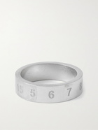 Maison Margiela - Logo-Engraved Silver Ring - Silver