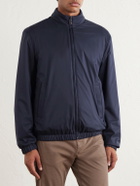 Canali - Reversible Shell Bomber Jacket - Blue