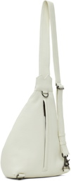 Yohji Yamamoto White Y discord Small Crossbody Bag