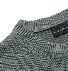 Club Monaco - Cotton and Linen-Blend Sweater - Sage green