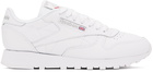 Reebok Classics White Classic Leather Sneakers