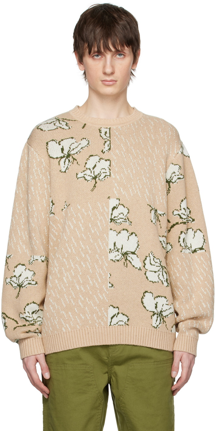 Saturdays NYC Beige Sig Zane Edition Greg Mānoa Sweater Saturdays NYC
