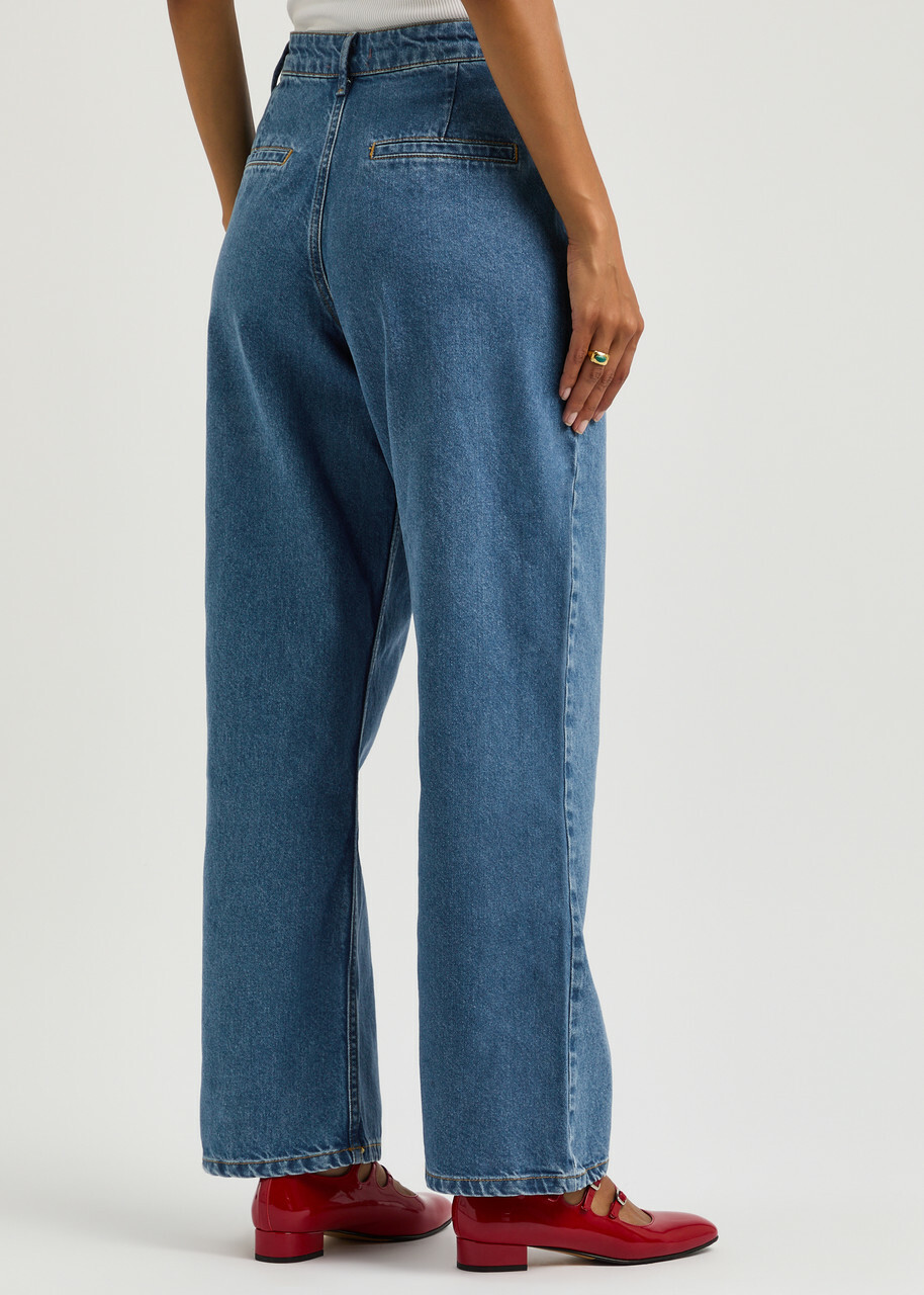 Kitri Edith Straight-leg Jeans Denim