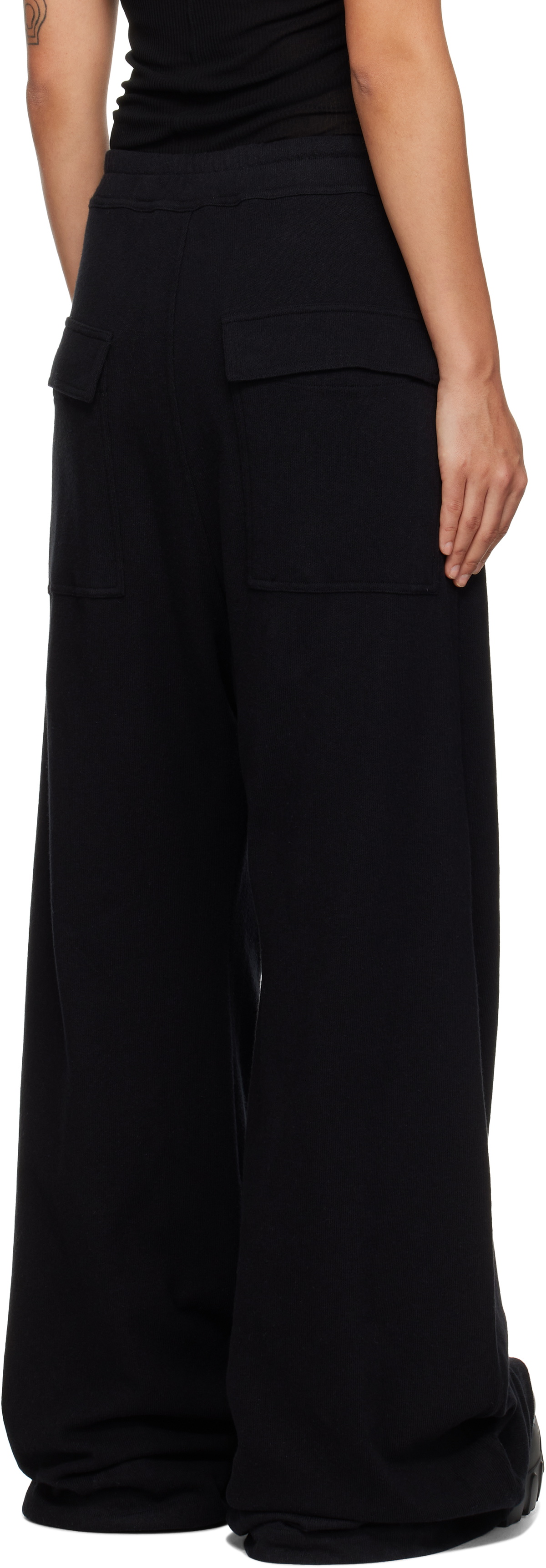 Rick Owens Moncler + Rick Owens Black Belas Lounge Pants Rick Owens