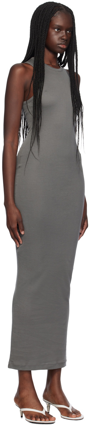 WARDROBE.NYC Gray Tank Maxi Dress