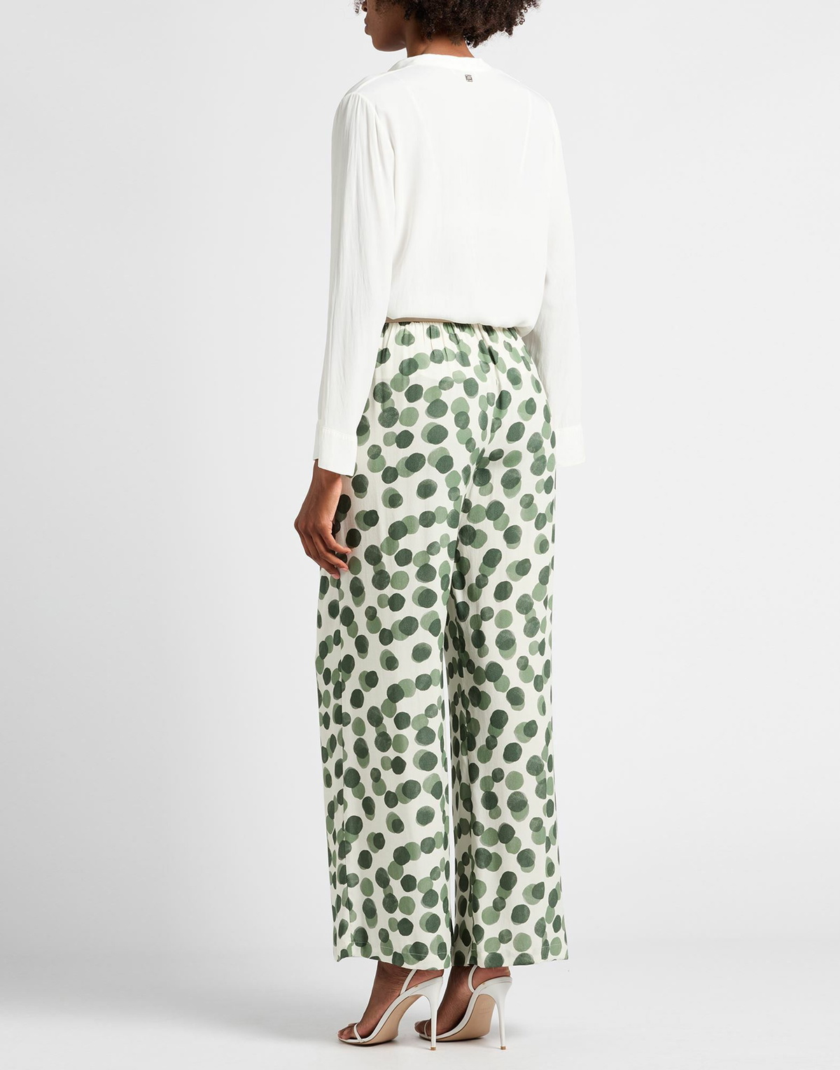 Manila Grace Womens Top in Off white