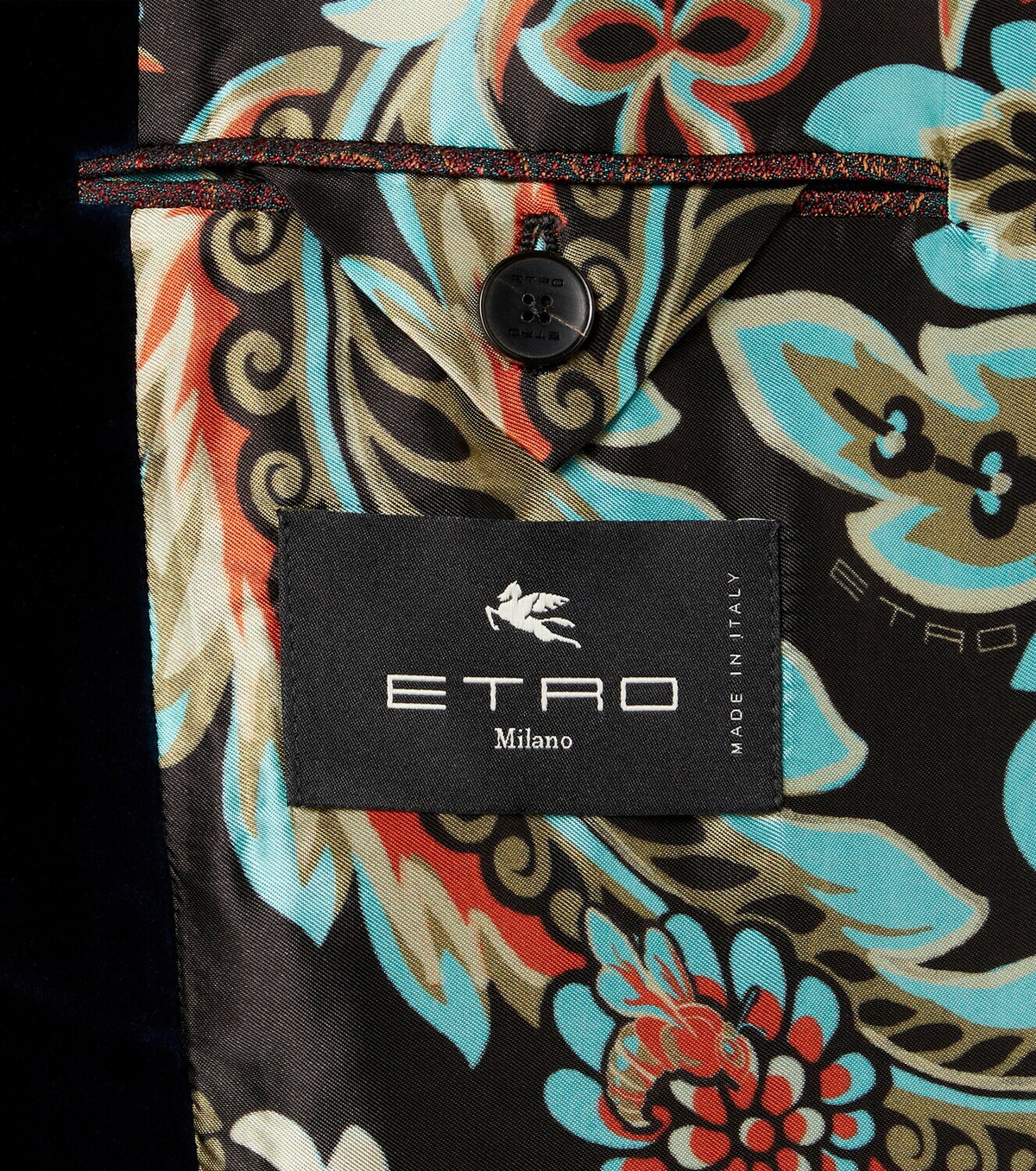 Etro Cotton velvet blazer