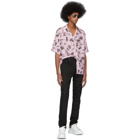 McQ Alexander McQueen Pink Palm Tree Billy Shirt