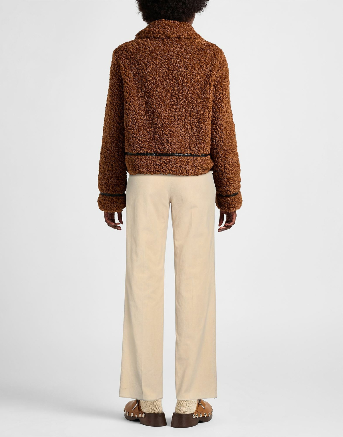 Boglioli Womens Pants Cream