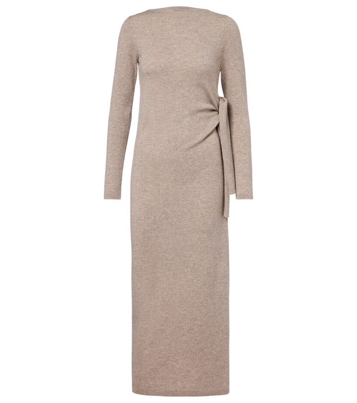 Photo: Jardin des Orangers Gathered wool and cashmere midi dress