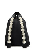Simone Rocha Bow and Bead-embellished Nylon Backpack - Black - One Size