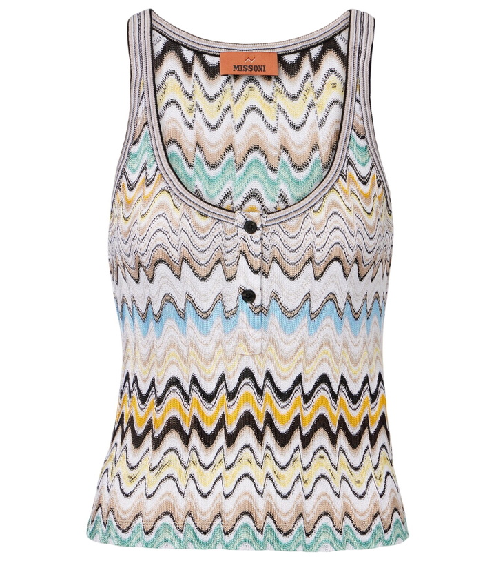 Photo: Missoni Intarsia tank top