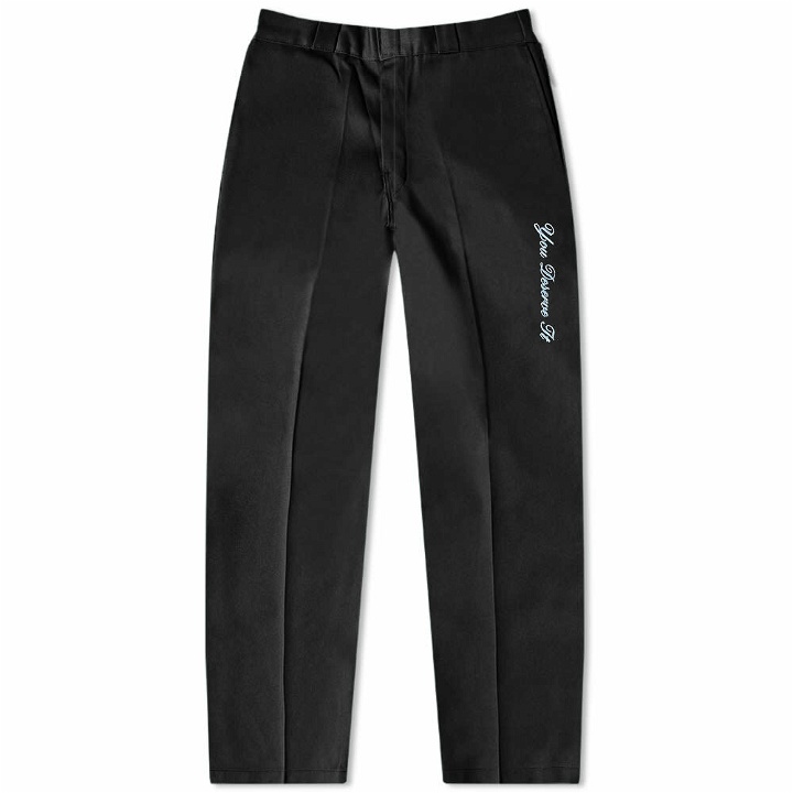 Photo: Alltimers x Dickies You Deserve It Embroidered Pant in Black