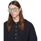 Thom Browne Silver Limited Edition TB-015 Sunglasses