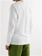 STÜSSY - Printed Cotton-Jersey T-Shirt - White - M