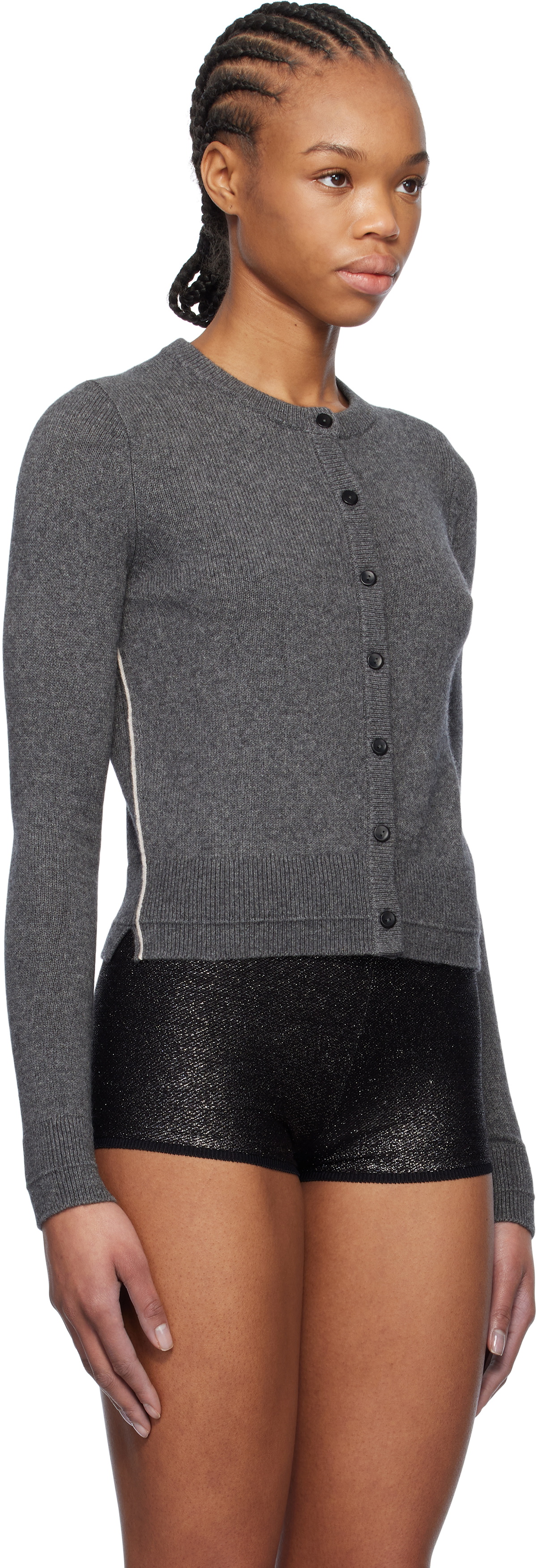 Maria McManus Gray Petite Cardigan
