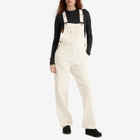 Dickies Women's Service Bib Overalls in Egret