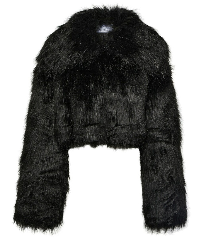 Photo: Giuseppe di Morabito Cropped faux fur jacket