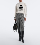 Marant Etoile Moby logo cotton-blend sweatshirt