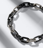 David Yurman DY Madison® titanium and sterling silver chain bracelet