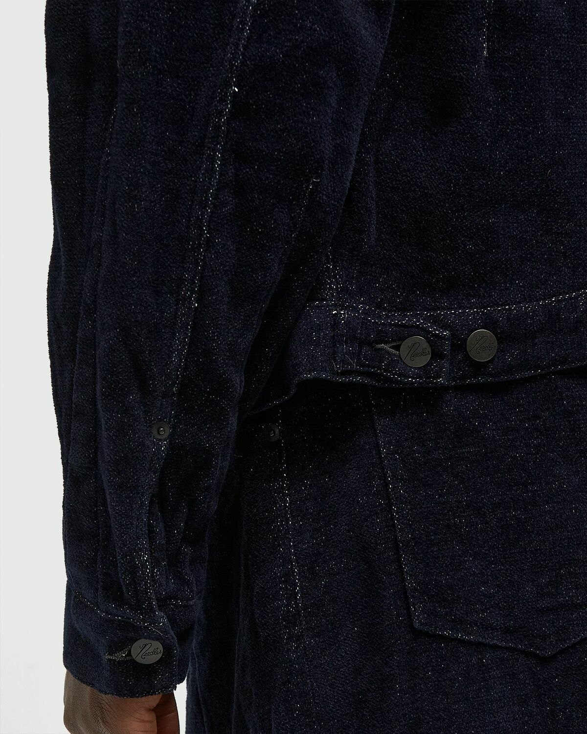 Needles Darts Jean Jacket Washi Chenille Blue Mens Denim Jacket