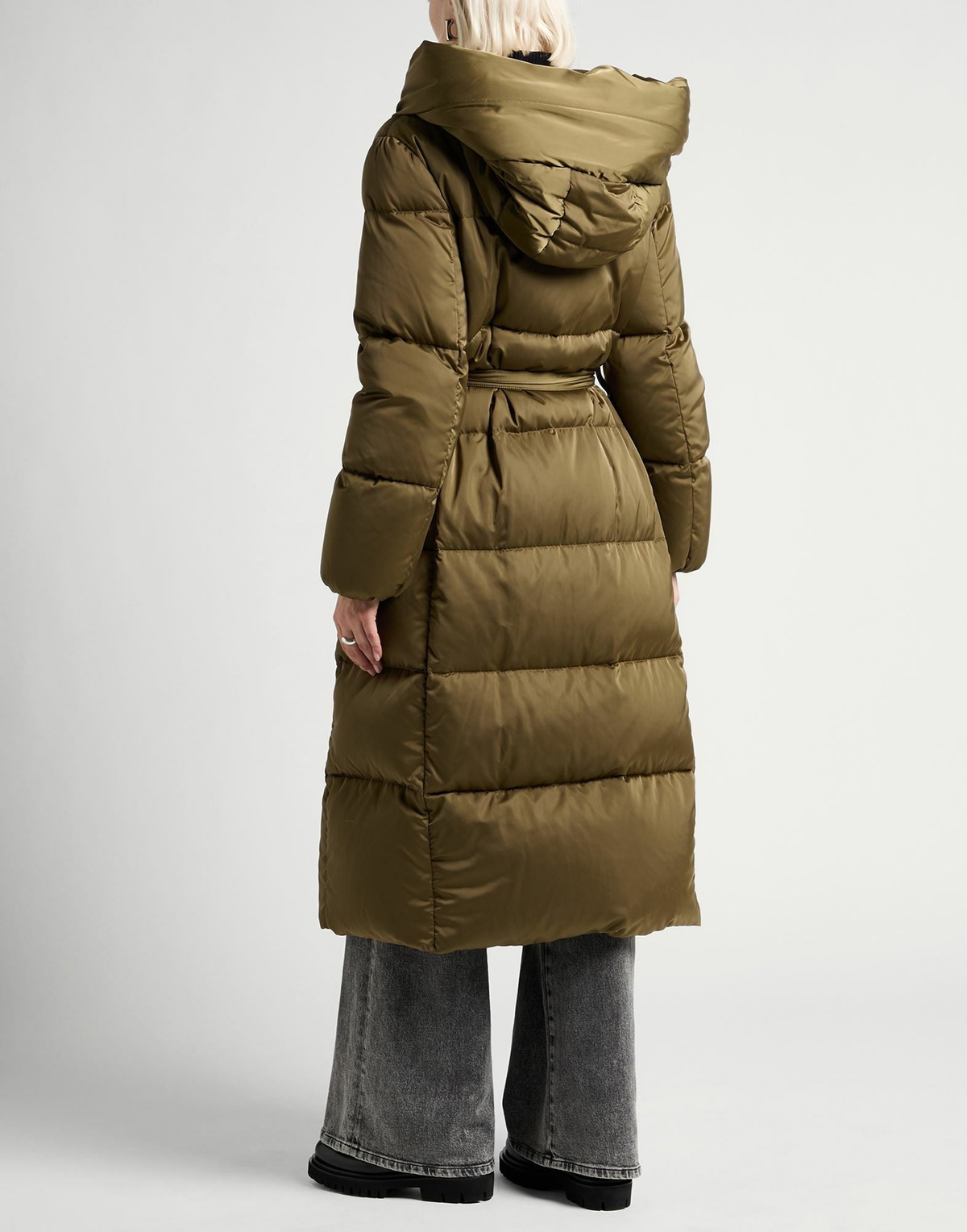 Peserico Womens Puffer Military in Green