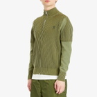 Kenzo Men's Gots Boke Flower 2.0 Full Zip Cardigan in Khaki