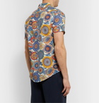 Onia - Jack Button-Down Collar Printed Linen and Cotton-Blend Shirt - Multi