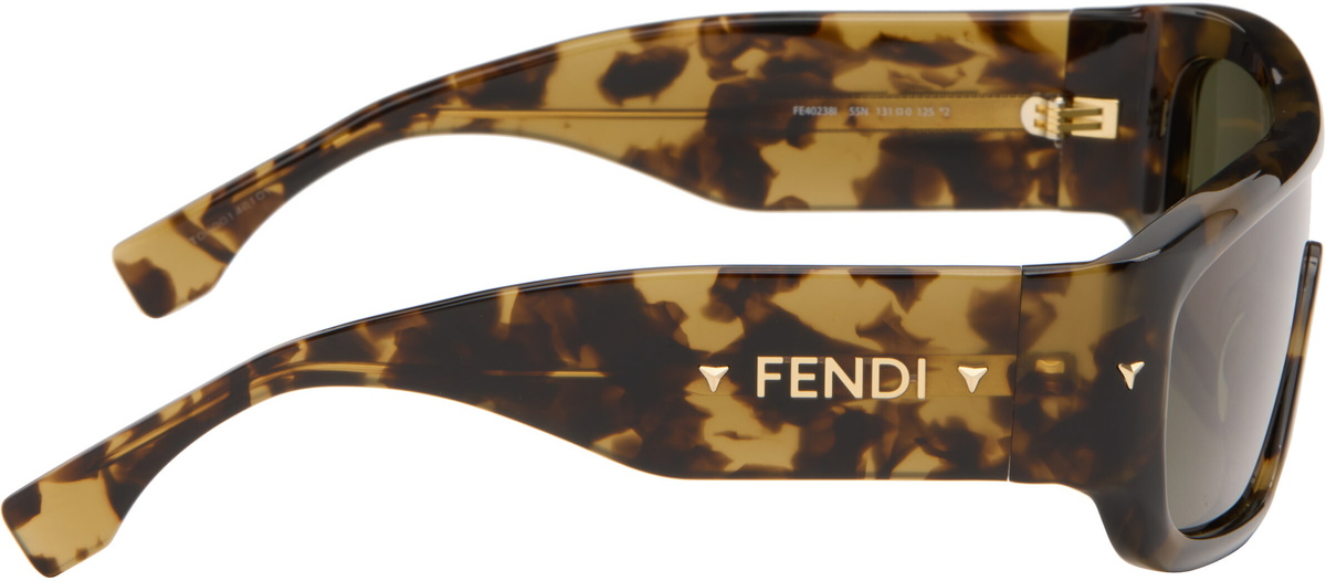 Fendi Tortoiseshell Screen Sunglasses