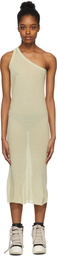 Rick Owens Beige Anthem Tank Dress