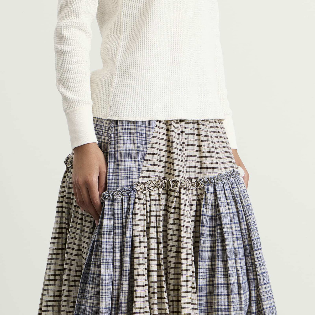 Story mfg. Women's Precious Patchwork Pine Skirt - Presented by END. in Multi
