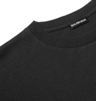 Balenciaga - Logo-Print Cotton-Jersey T-Shirt - Black