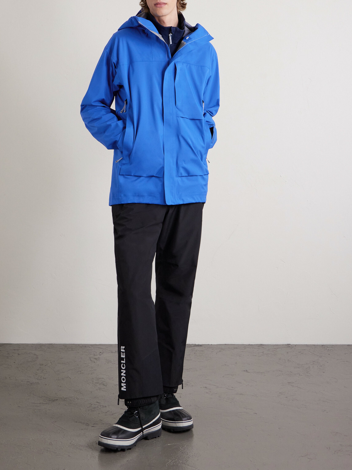 Houdini - RollerCoaster Hooded Recycled Ski Jacket - Blue