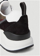 Burberry - Check Mesh Sneakers in Black