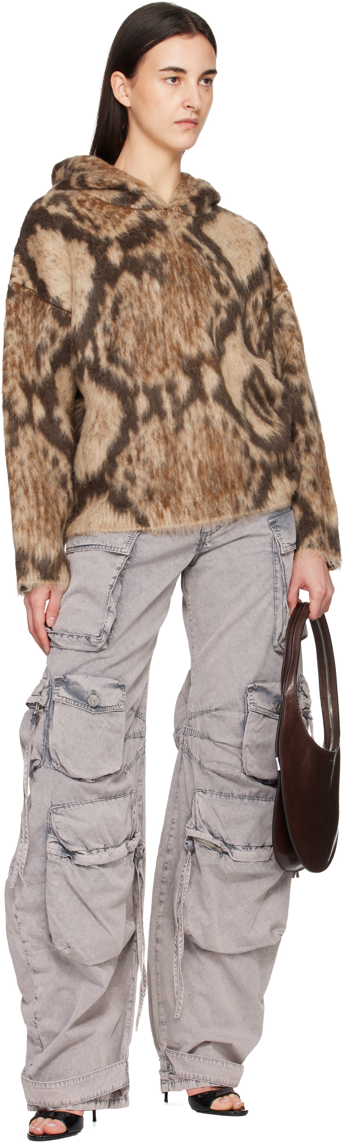 Coperni Brown Medium Soft Swipe Bag