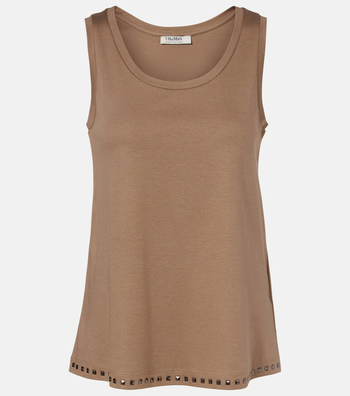 'S Max Mara Furetto embellished cotton-blend tank top