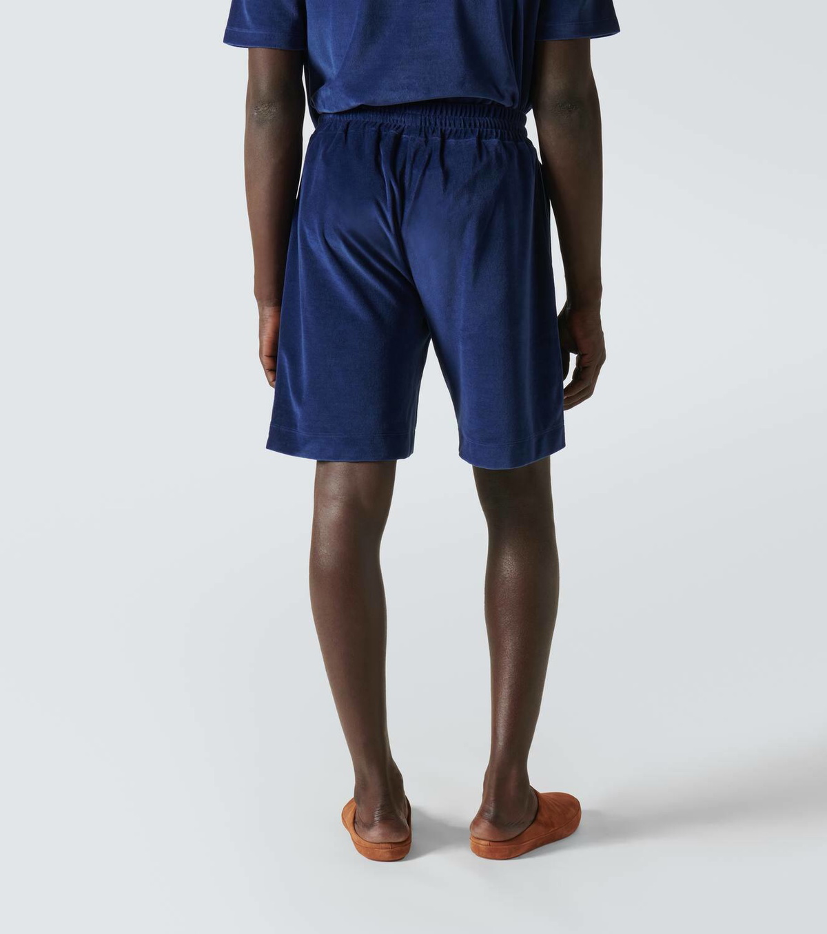 Loro Piana Cotton and silk chenille Bermuda shorts