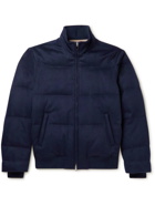 Thom Sweeney - Quilted Baby Cashmere Down Jacket - Blue